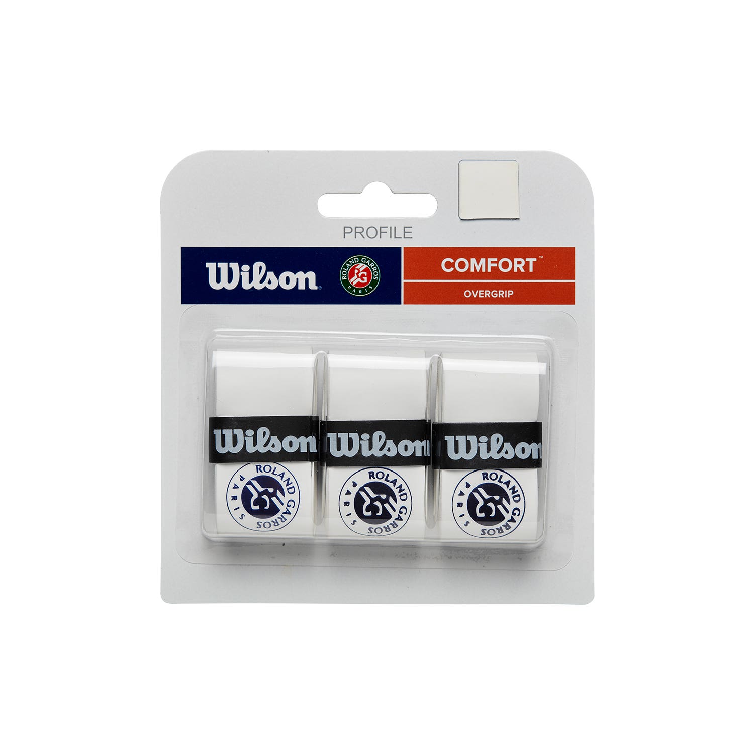 3-PACK BLISTER OVERGRIPS WILSON ROLAND GARROS 2024