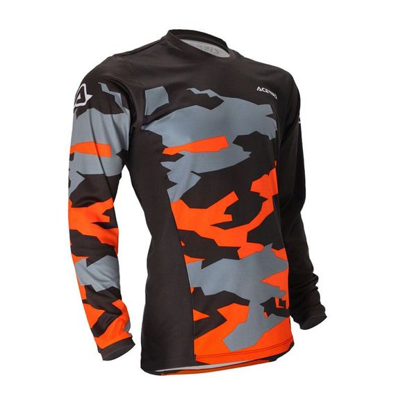 Maillot enduro Acerbis ENDURO X-DURO WINTER 2024 - Noir / OrangeRef : AE5435