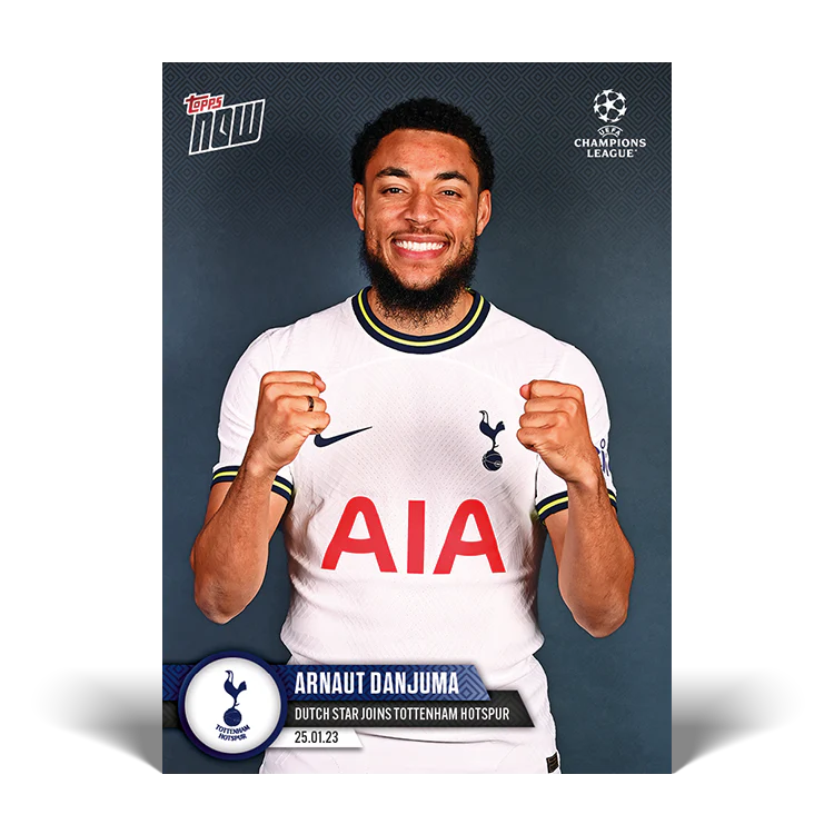 Topps UK - Dutch Star joins Tottenham Hotspur - UCL TOPPS NOW® Card #73