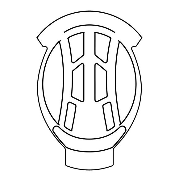 ROOF ro200 carbon ece22-06 headdress - blackRef: RO0379