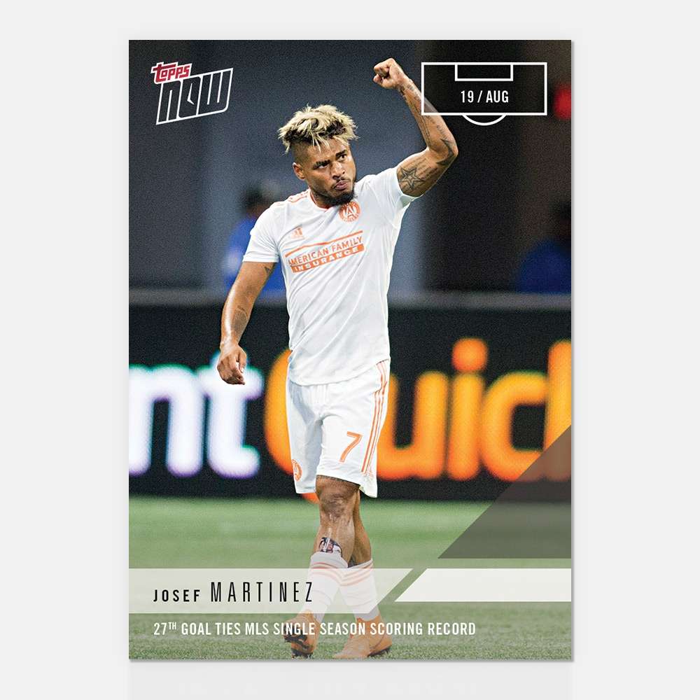 Josef Martinez MLS TOPPS NOW® Card 73 - Print Run: 105