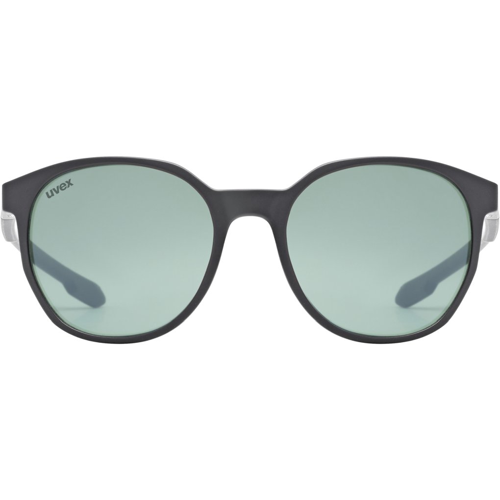 Uvex LGL 54 Sunglasses - black matt/green