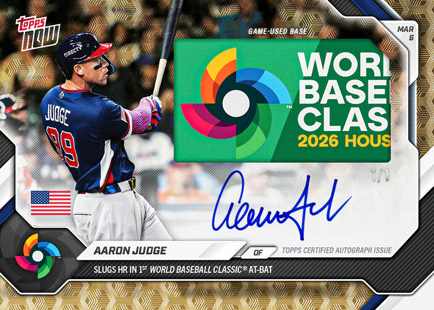 Aaron Judge - 2026 World Baseball Classic Topps NOW® - Card 8