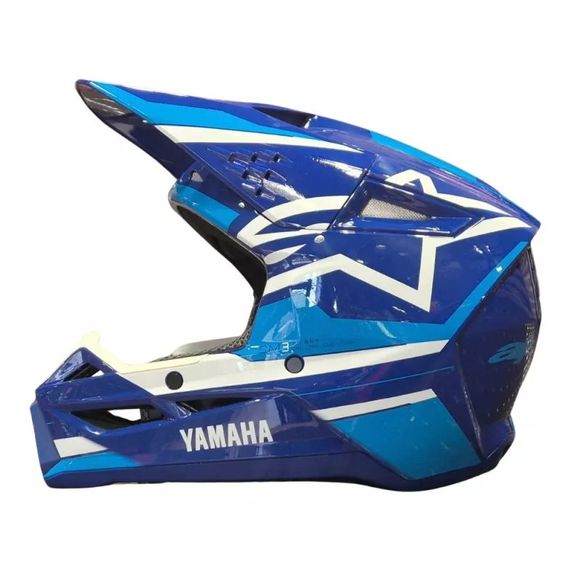 Casque cross Alpinestars YAMAHA S-M3 2026 - Bleu / BlancRef : AP3923