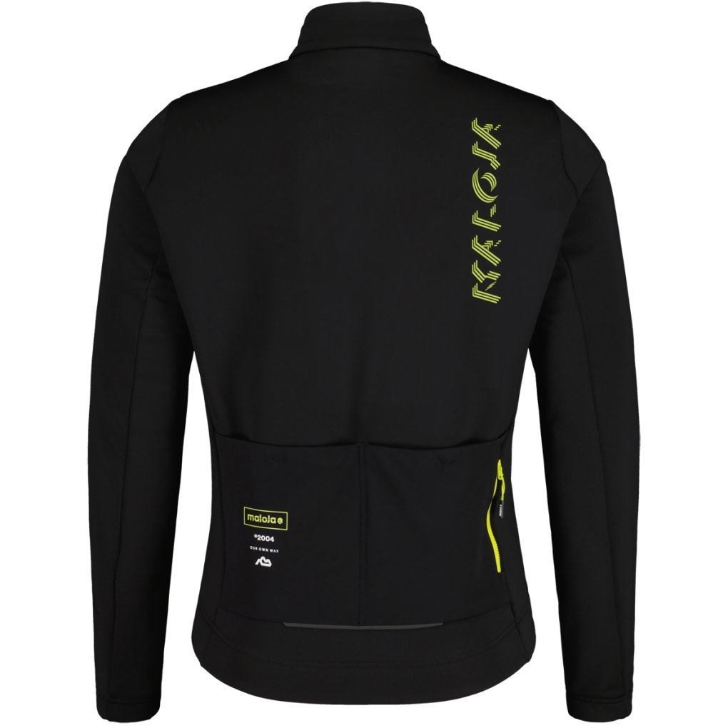 Maloja ItterM. Cycle Thermal Windblock Jacket Men - deep black 8833