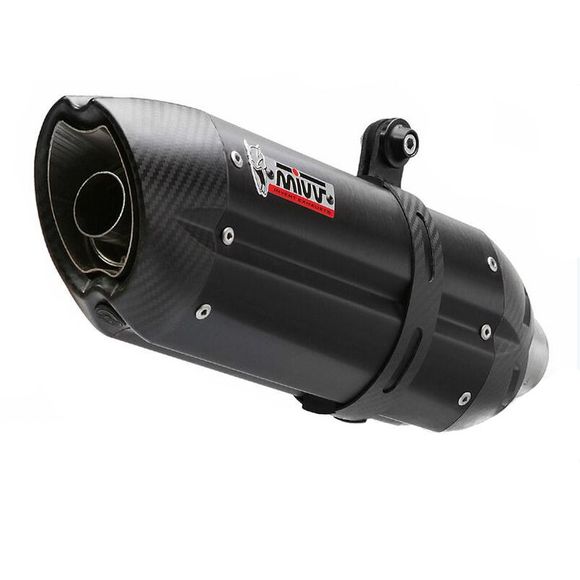 Mivv Suono Stainless Steel Black Exhaust with Carbon End CapRef: 1096361002