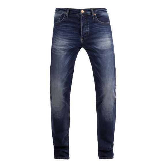 Jean Moto John Doe IRONHEAD LONGUEUR 30 - Slim - Bleu / NoirRef : JDE0241