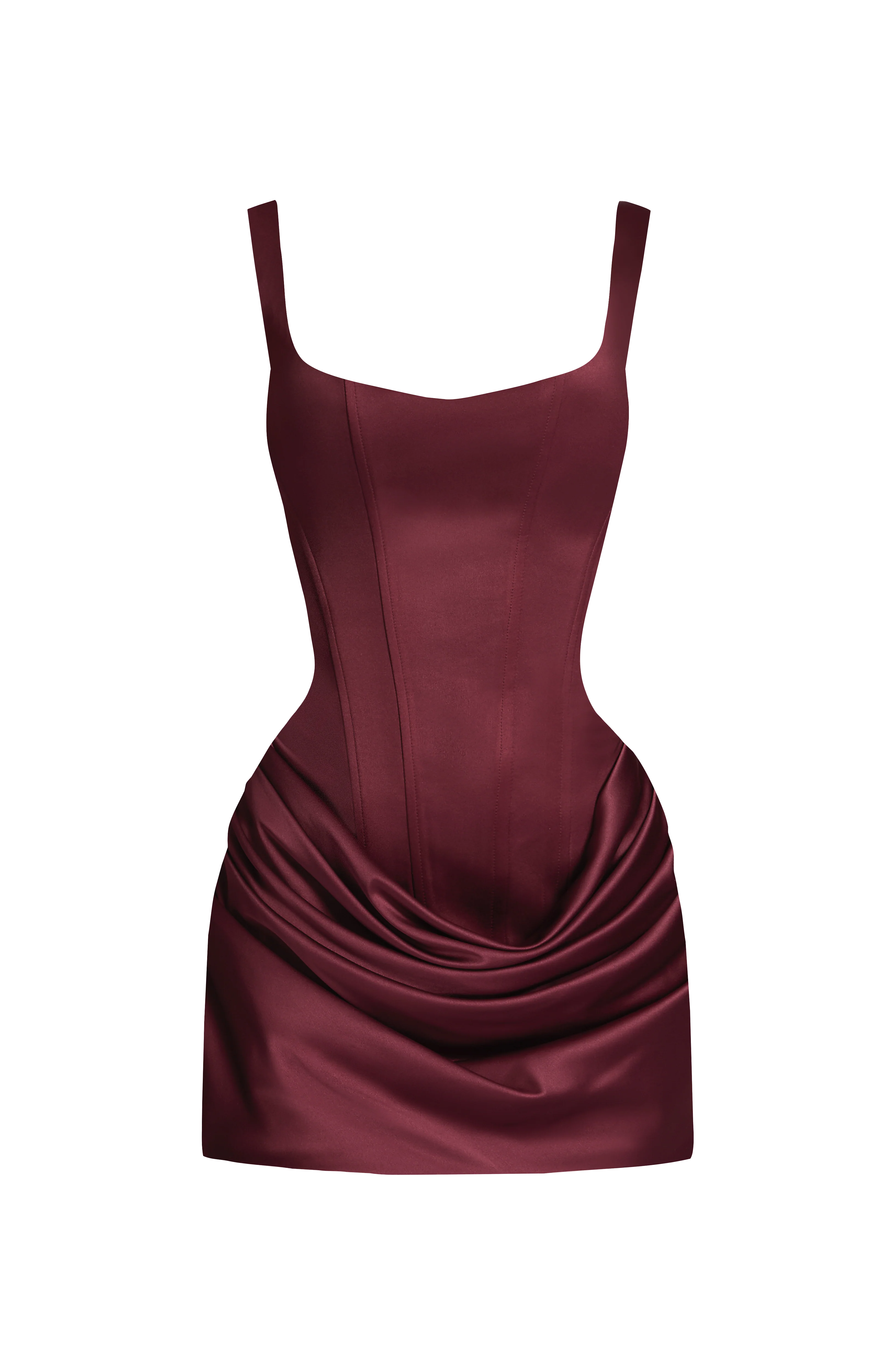 Imogen Mini Dress - Cherry Lacquer