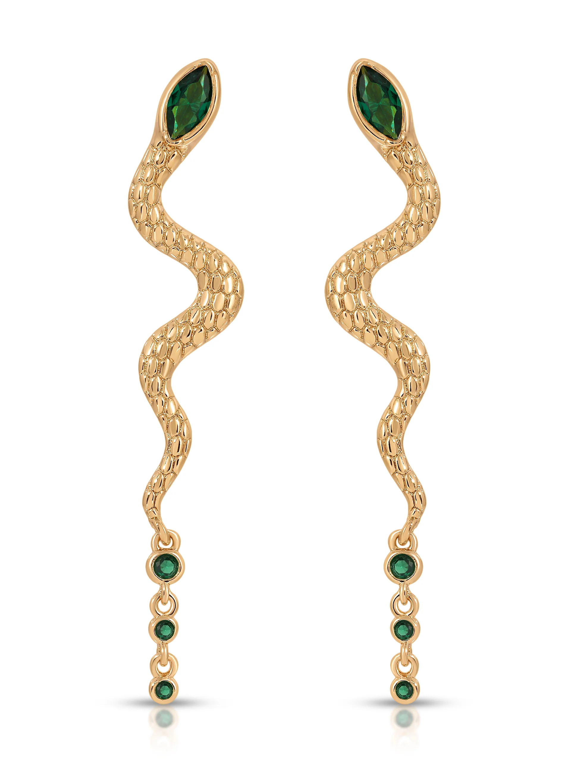 Serpentina Snake Earrings