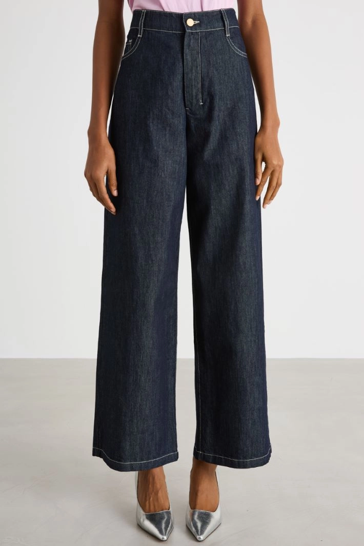 Wide-leg jeans - NIGHT BLUE