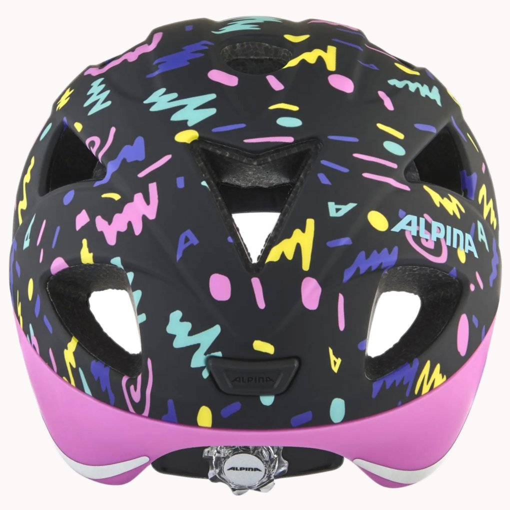 Alpina Ximo Flash Kids Helmet - black-confetti matt
