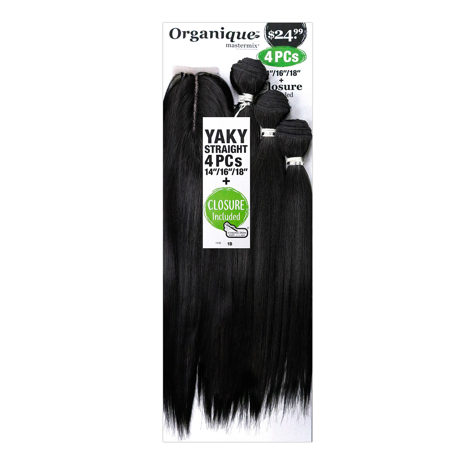 Milky Way Weave Organique Yaky Straight 4Pcs (14