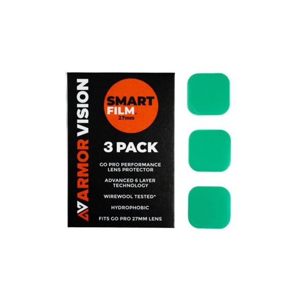 Hydrophobic film Armor Vision Pack x3 universal films Hydrophobic Go Pro 27MMRef : AMV0006 / AVSFGP021