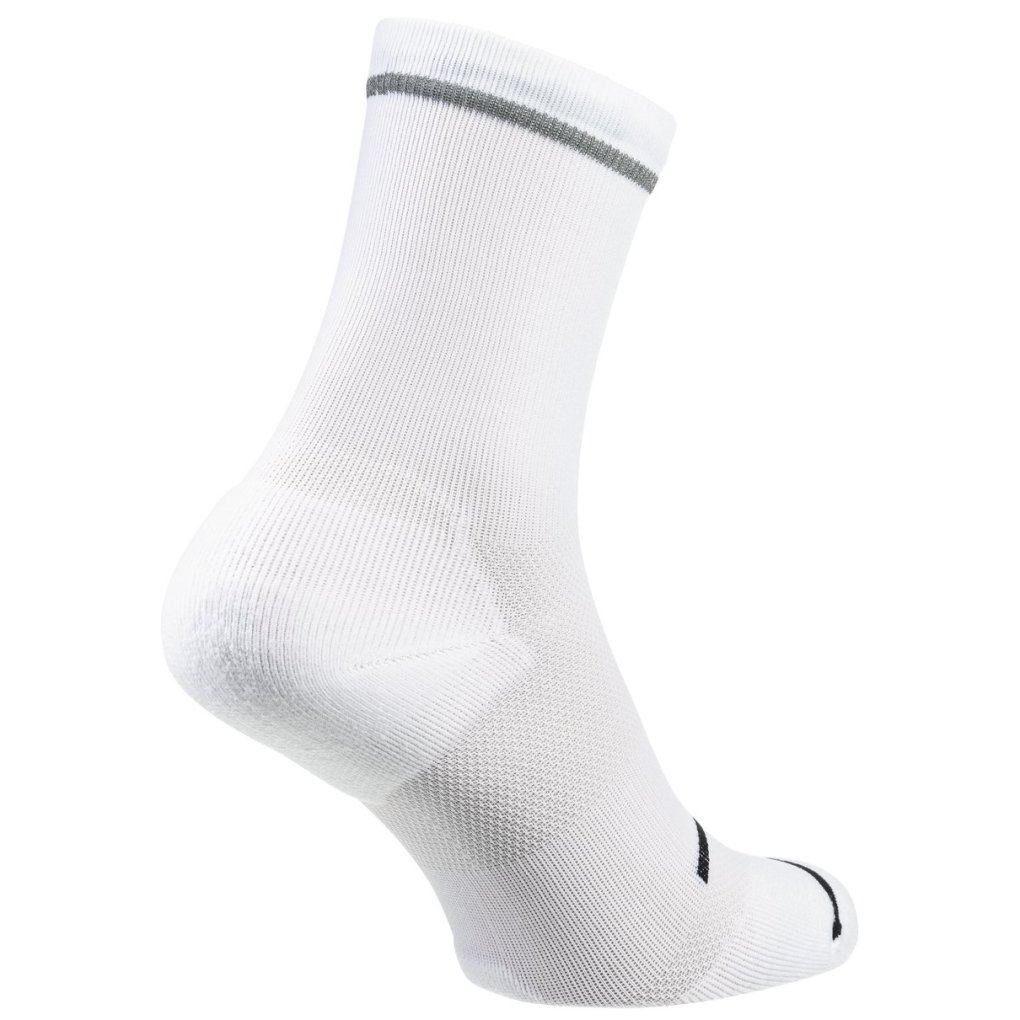 Odlo Ceramicool Reflective Micro Crew Cycling Socks - white