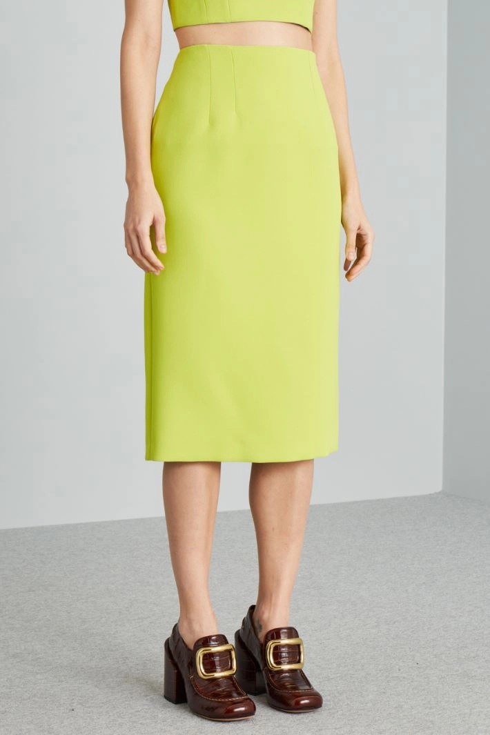 Cady pencil skirt - LIME