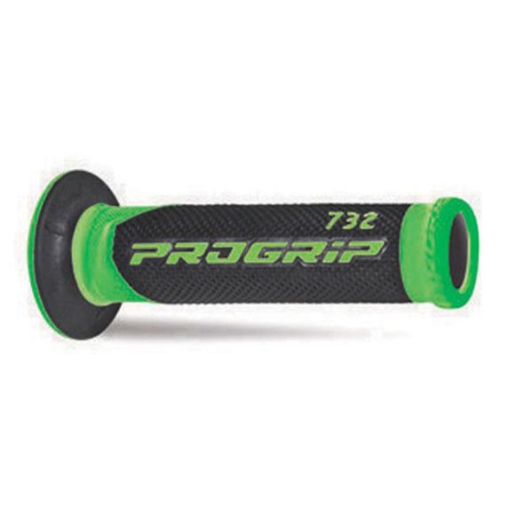 Progrip 732 22/25 Universal Handlebar Grips - Green / BlackRef: PRG0258 / 732VN