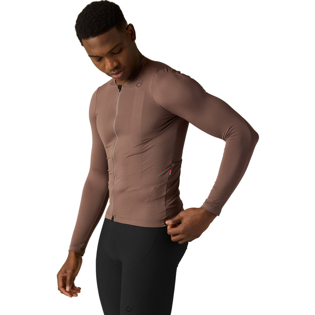 Velocio Ultralight Mesh Long Sleeve Jersey Men - Plum Truffle