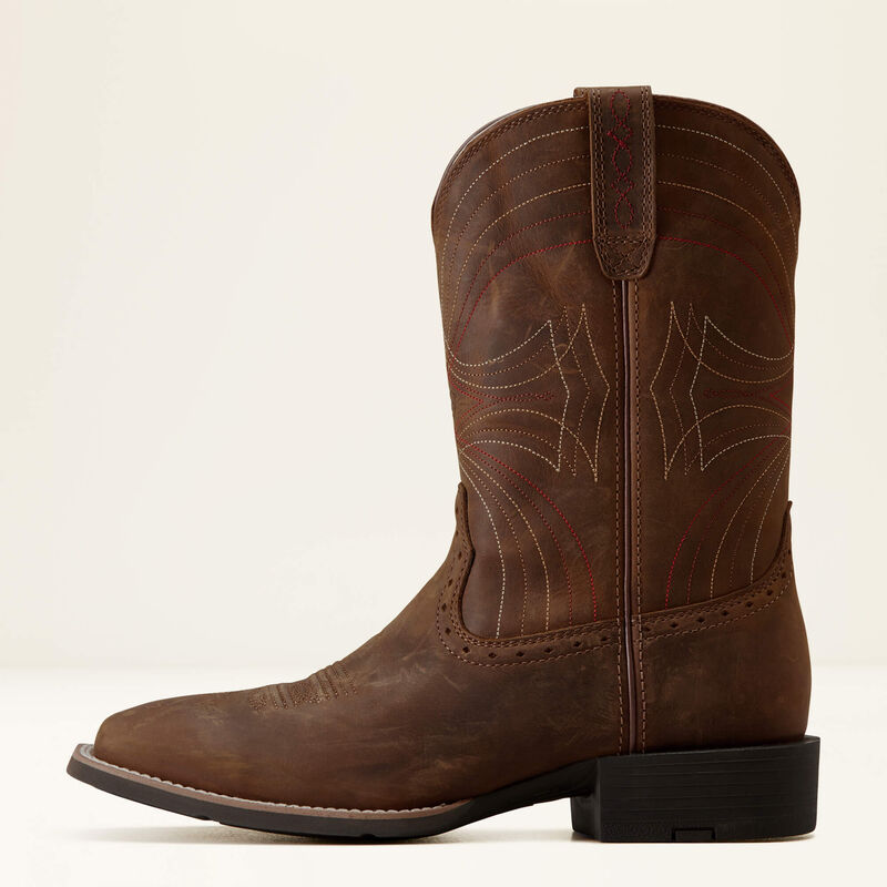 Sport Wide Square Toe Western Boot