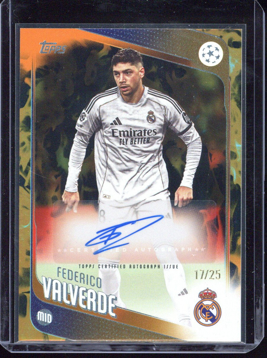2025-26 Topps UCC Federico Valverde Autograph /25