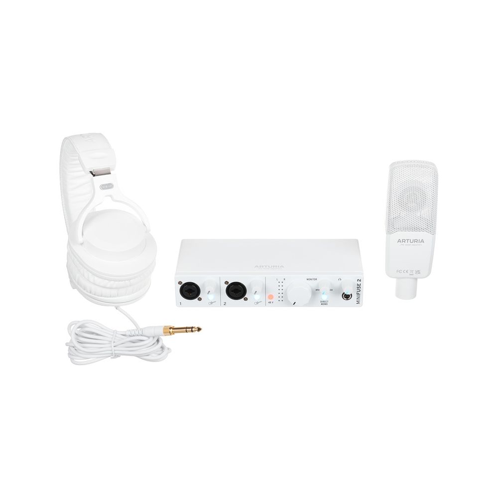 Arturia MiniFuse Recording Pack White – Thomann Ireland