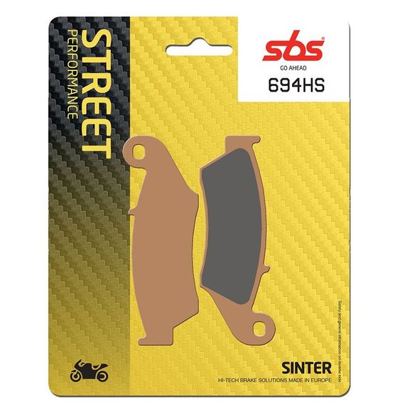 SBS 694HS Sinter Metal Sintered Racing Front Brake PadsRef: 694HS / 694070