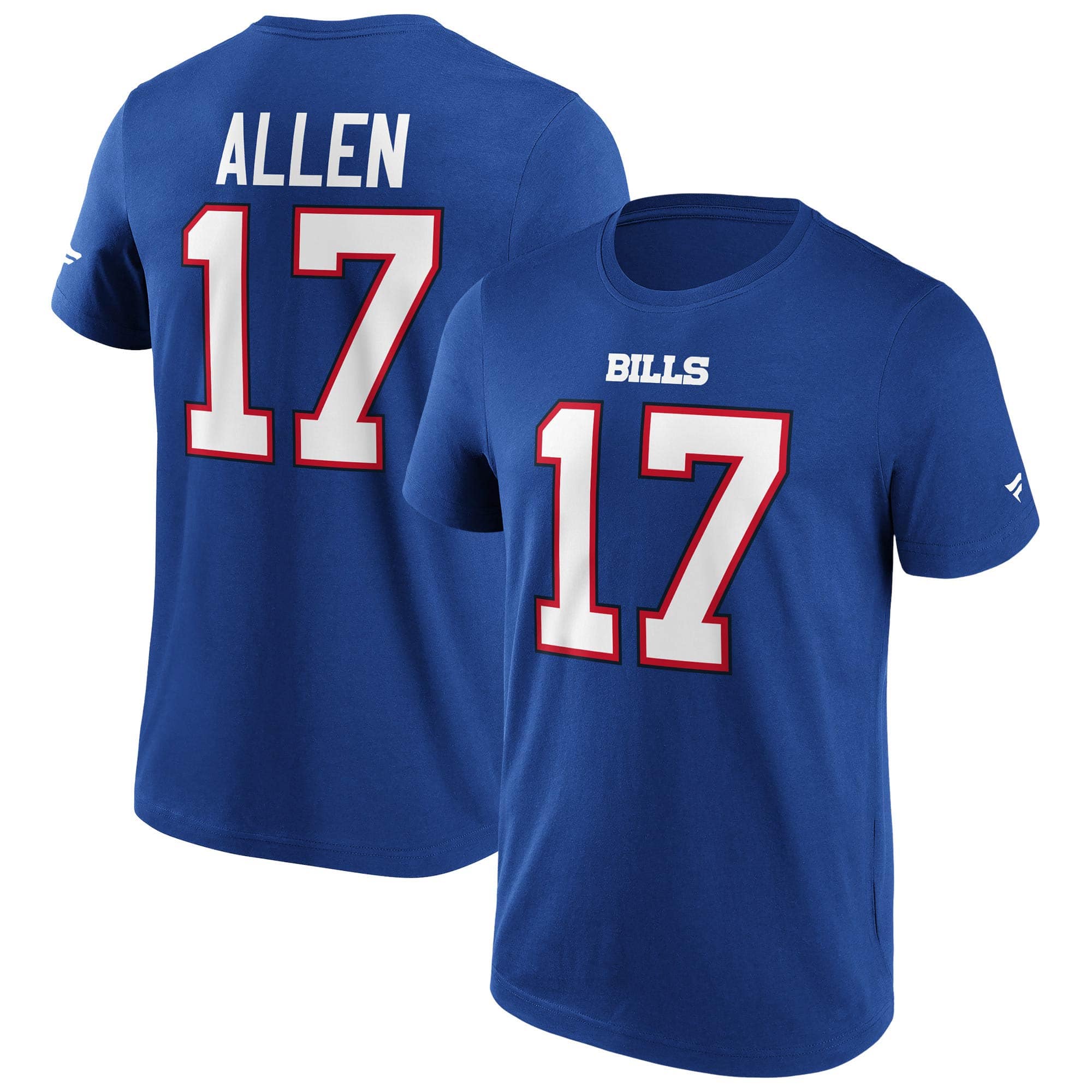 Josh Allen #17 Buffalo Bills Fanatics Player NFL T-Shirt Blue