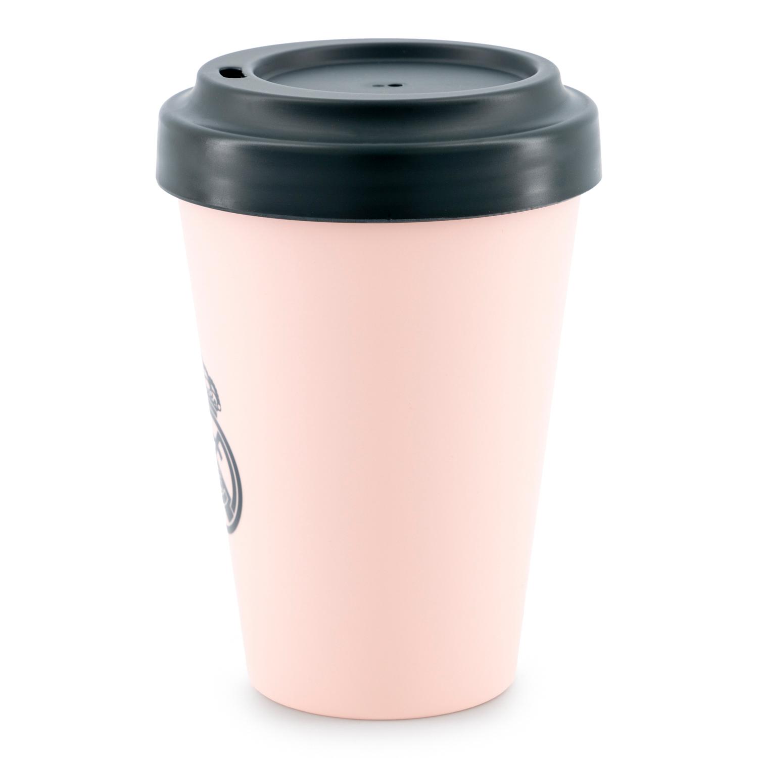 400ml To Go Cup With Lid Rose Real Madrid