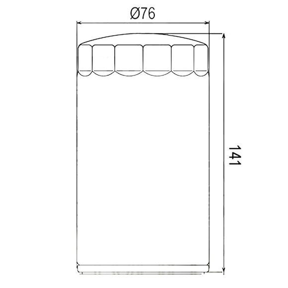 Filtre à huile HifloFiltro HF173C Type origineRef : HF173C