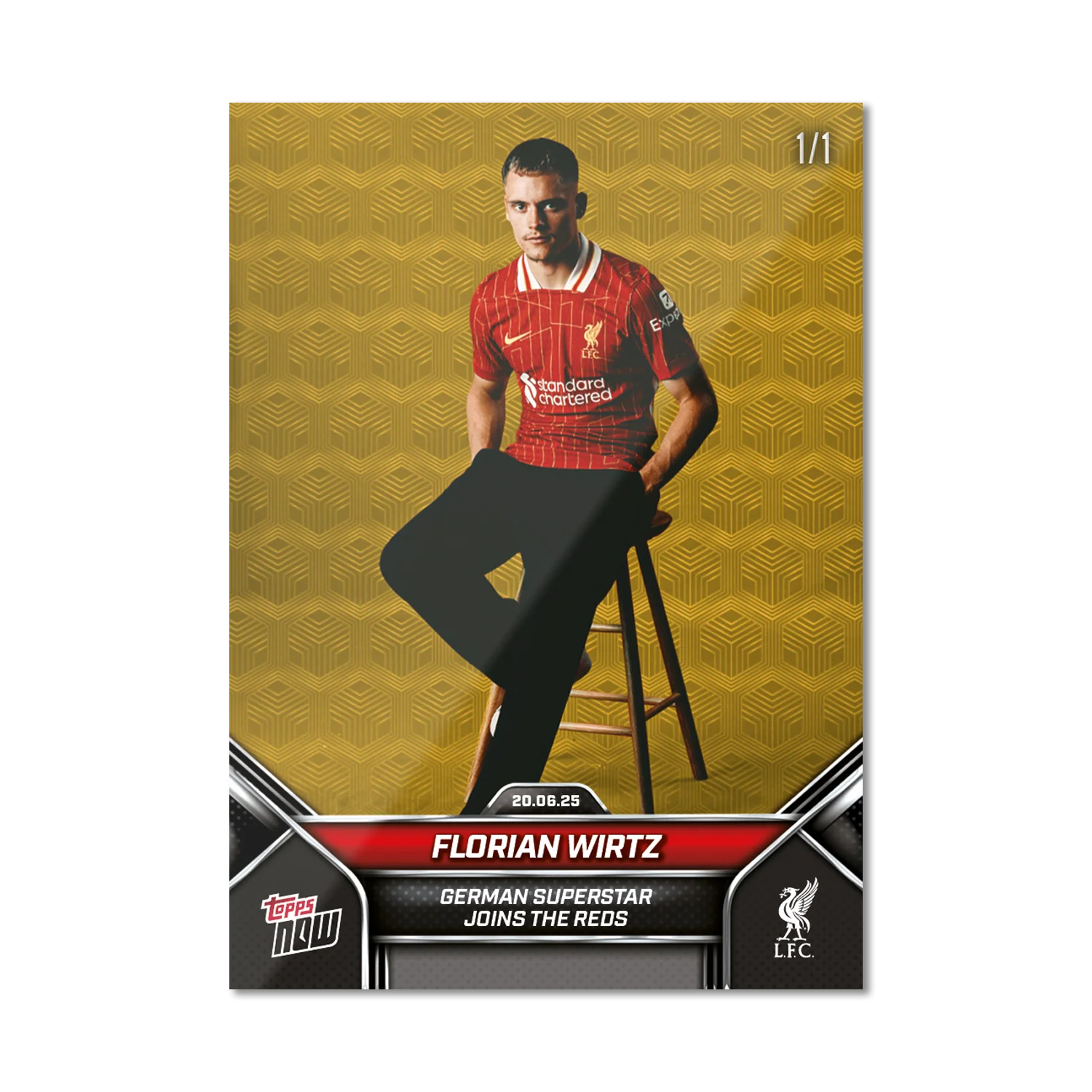 Florian Wirtz - 2024-25 Liverpool Topps NOW® - Card 1