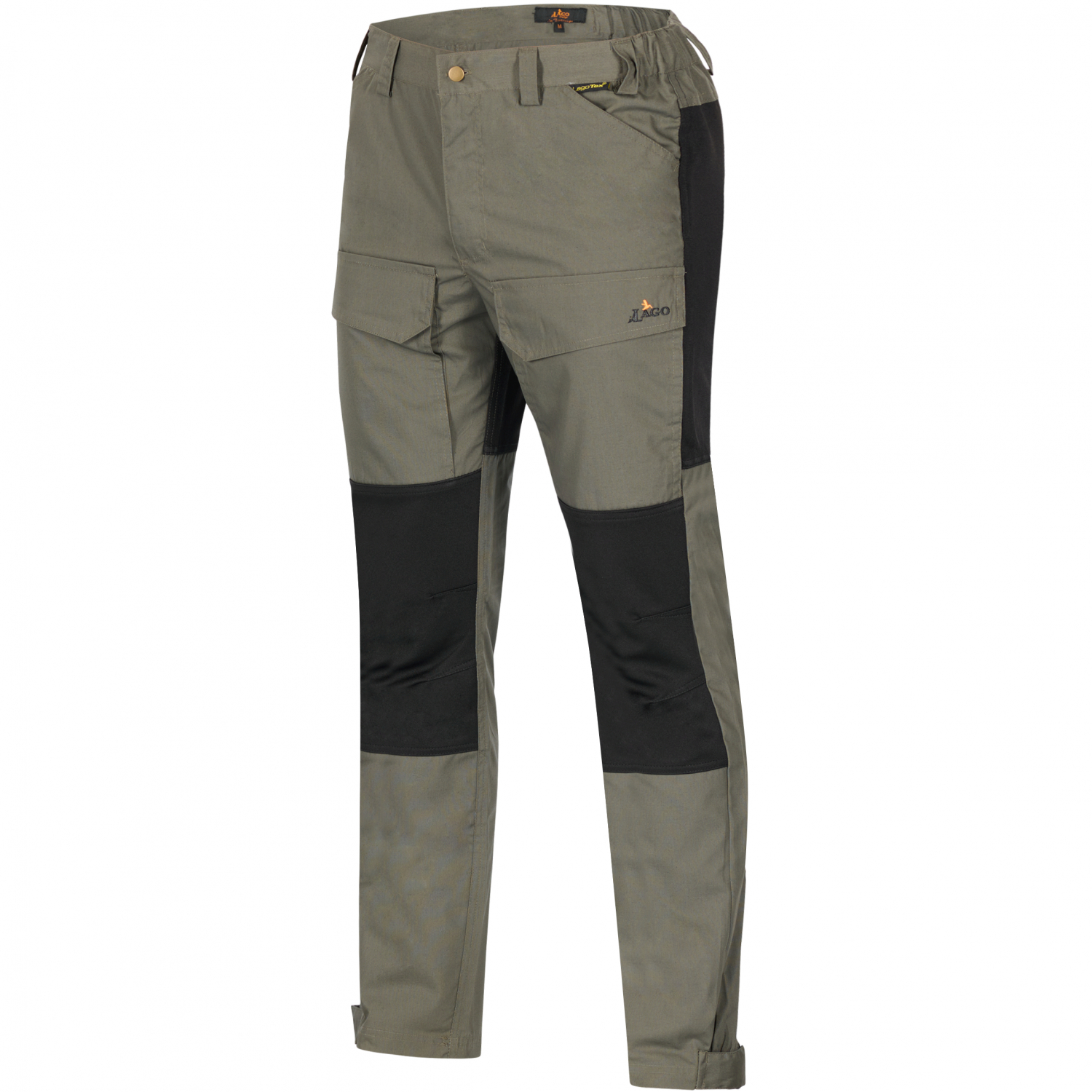 il Lago Prestige Green Trouaska Trousers Men (Olive\/Black)