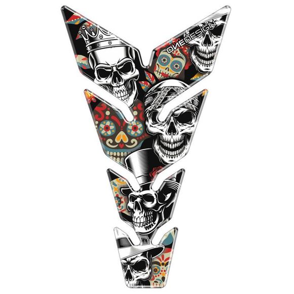 Puig SKULL PARTY Universal tank protector - BlackRef: PUI0202