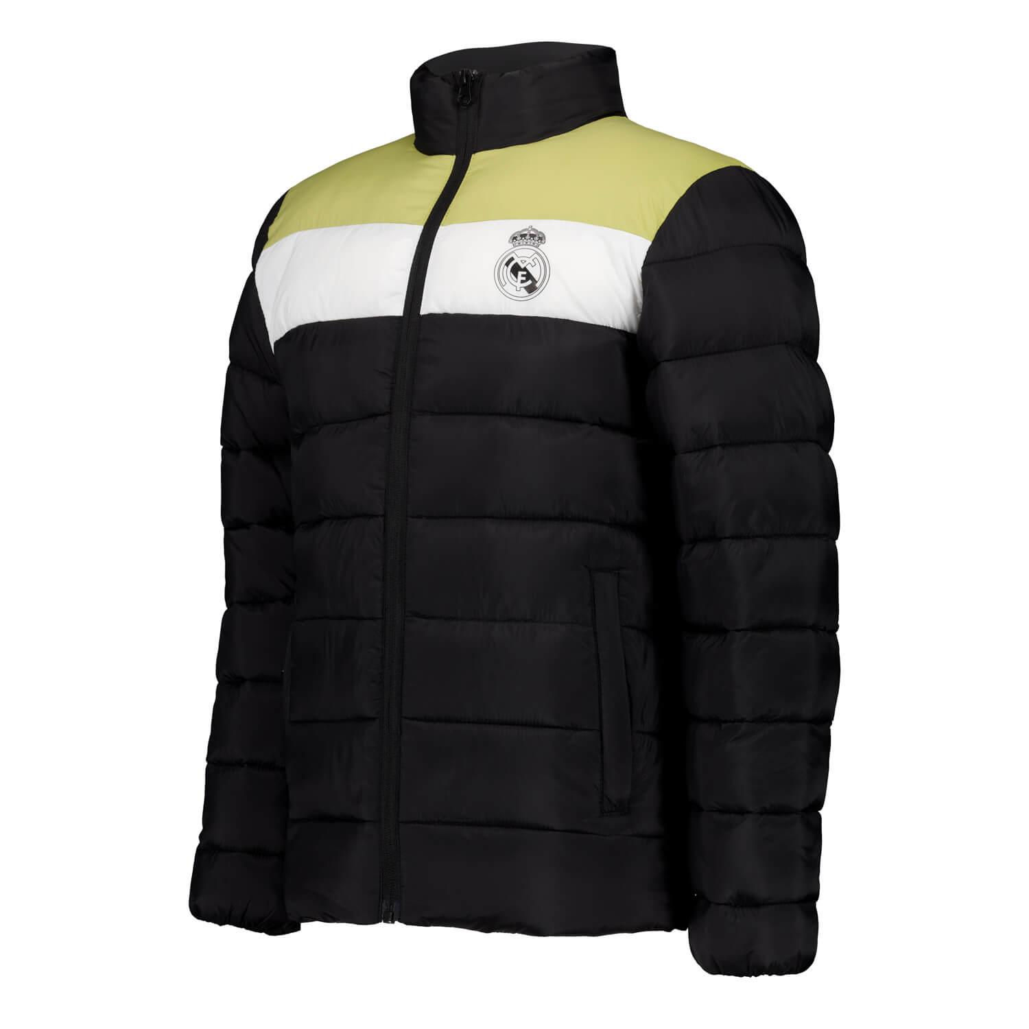 Kids Outerwear Padded Jacket Color Block Black Real Madrid