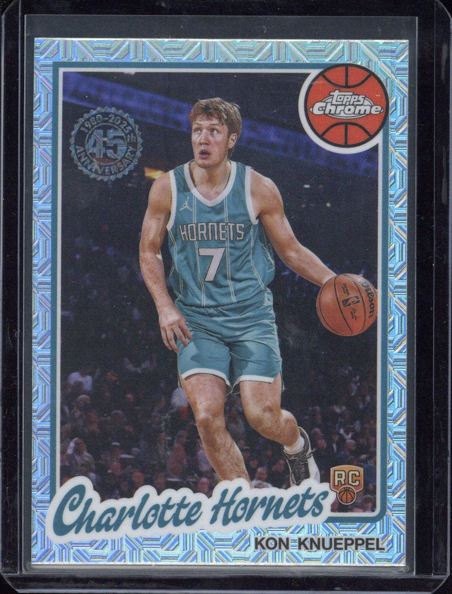 2025 Topps Chrome Kon Knueppel RC Mojo Refractor #TC-KK