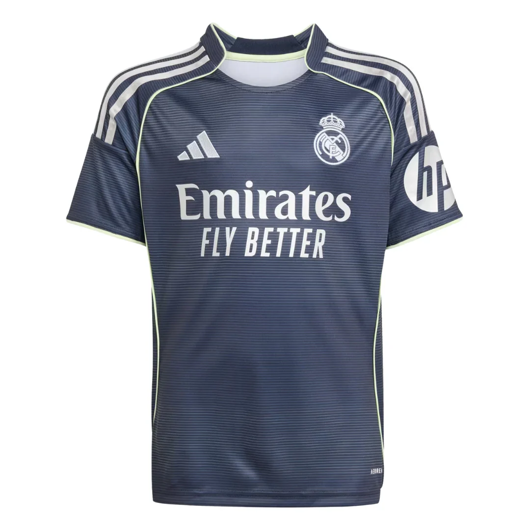 Youth Real Madrid Kylian Mbappe Away Jersey 25/26 (Legend Ink)
