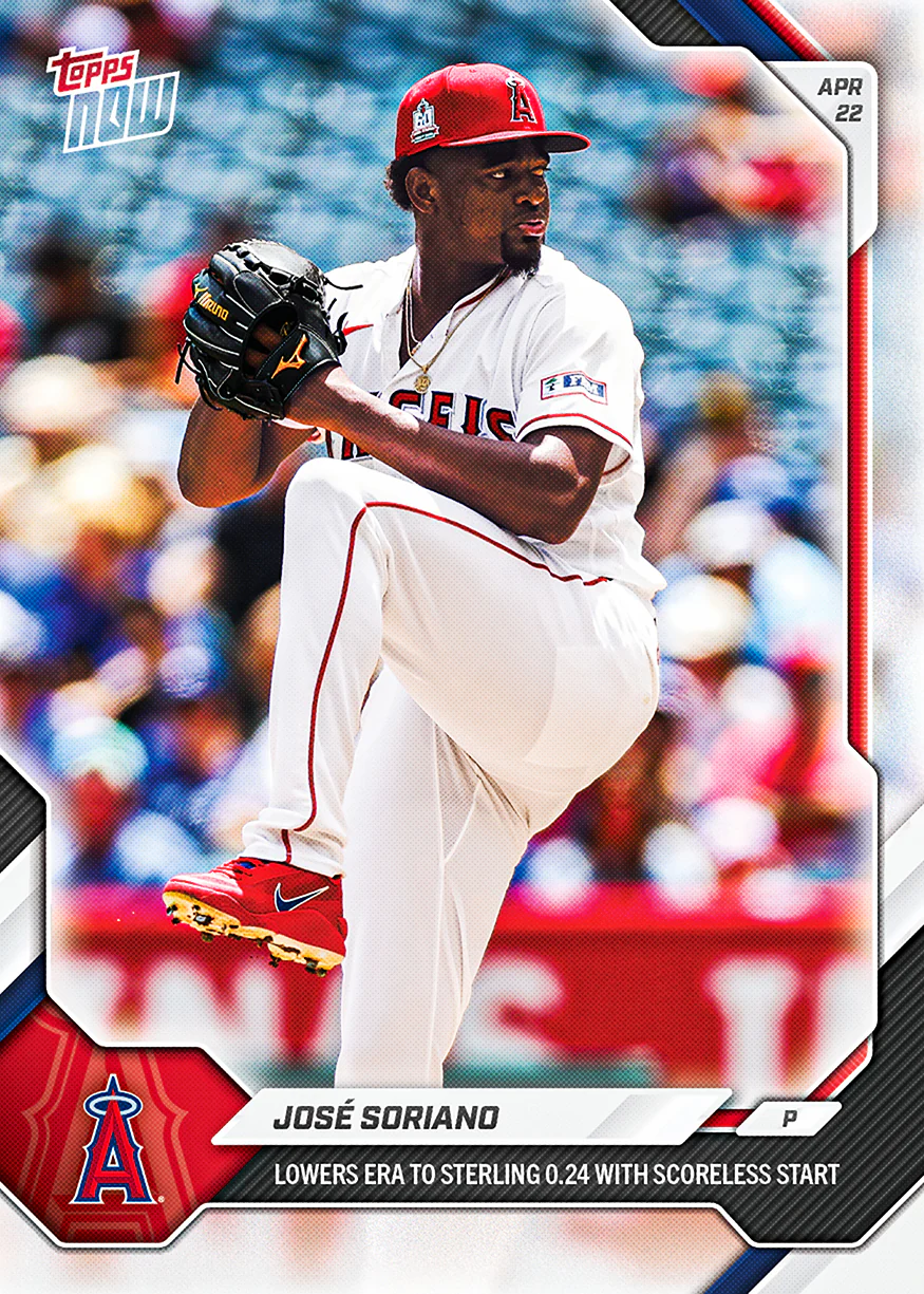 José Soriano - 2026 MLB Topps NOW® - Card 107