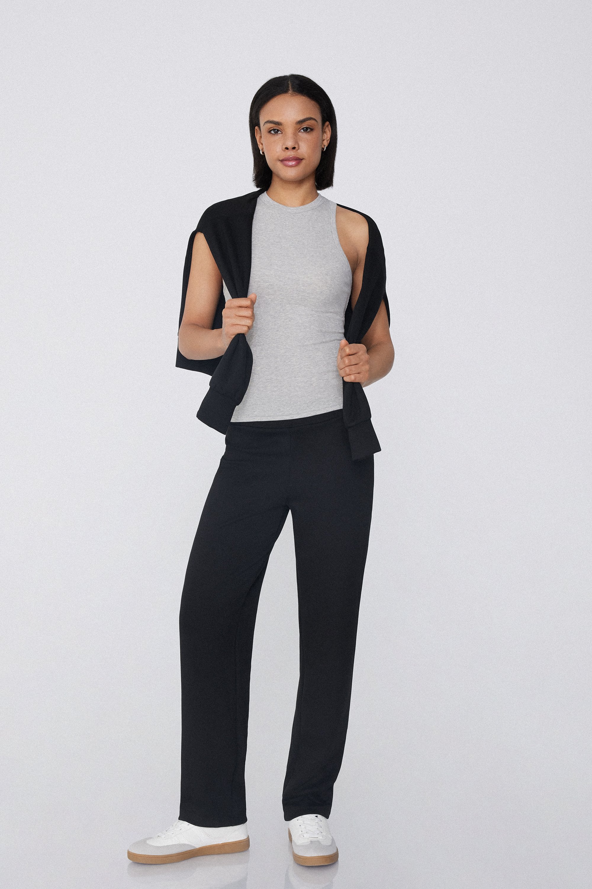 Soft Touch Straight-Cut Long Pyjamas