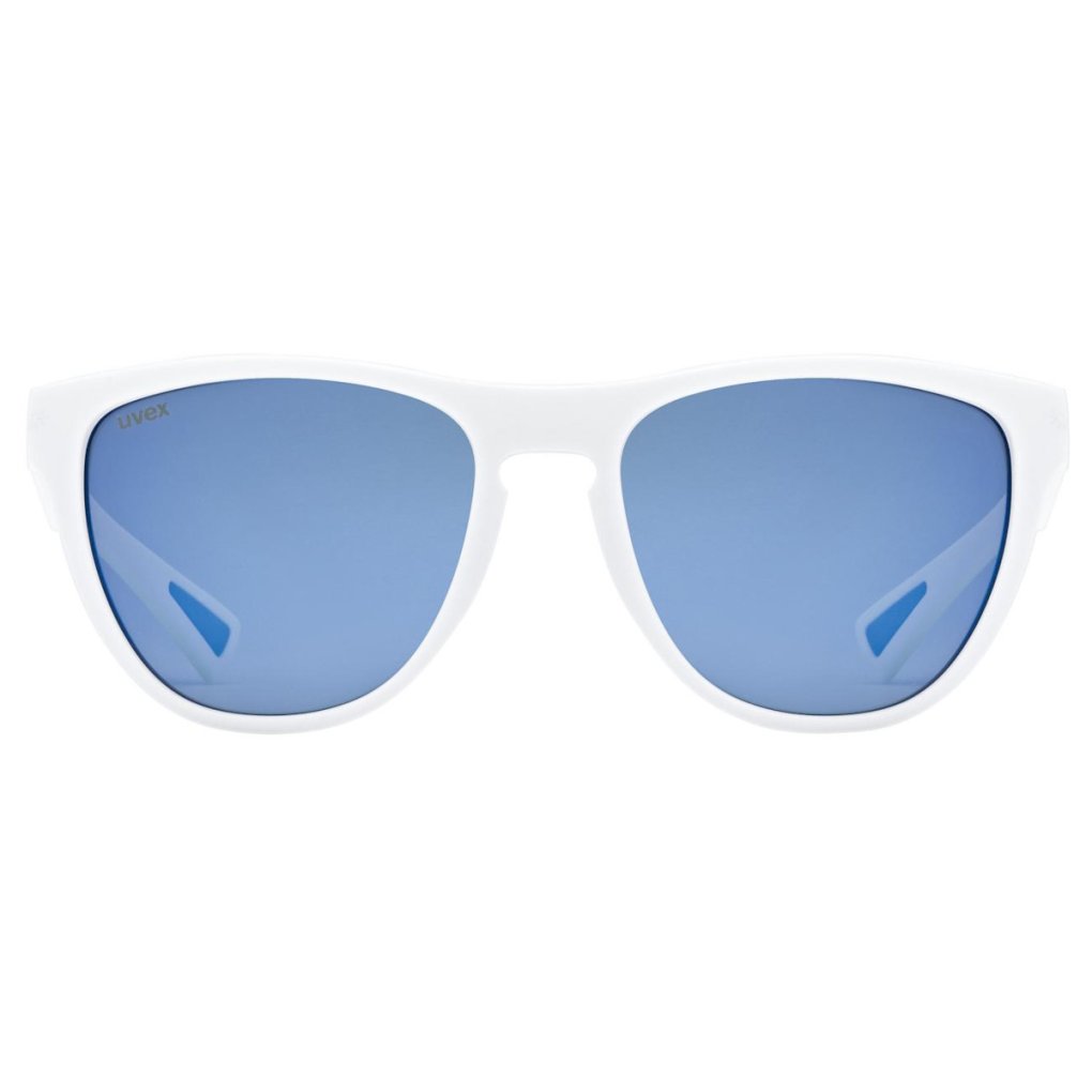 Uvex esntl spirit Glasses - white matt/mirror blue