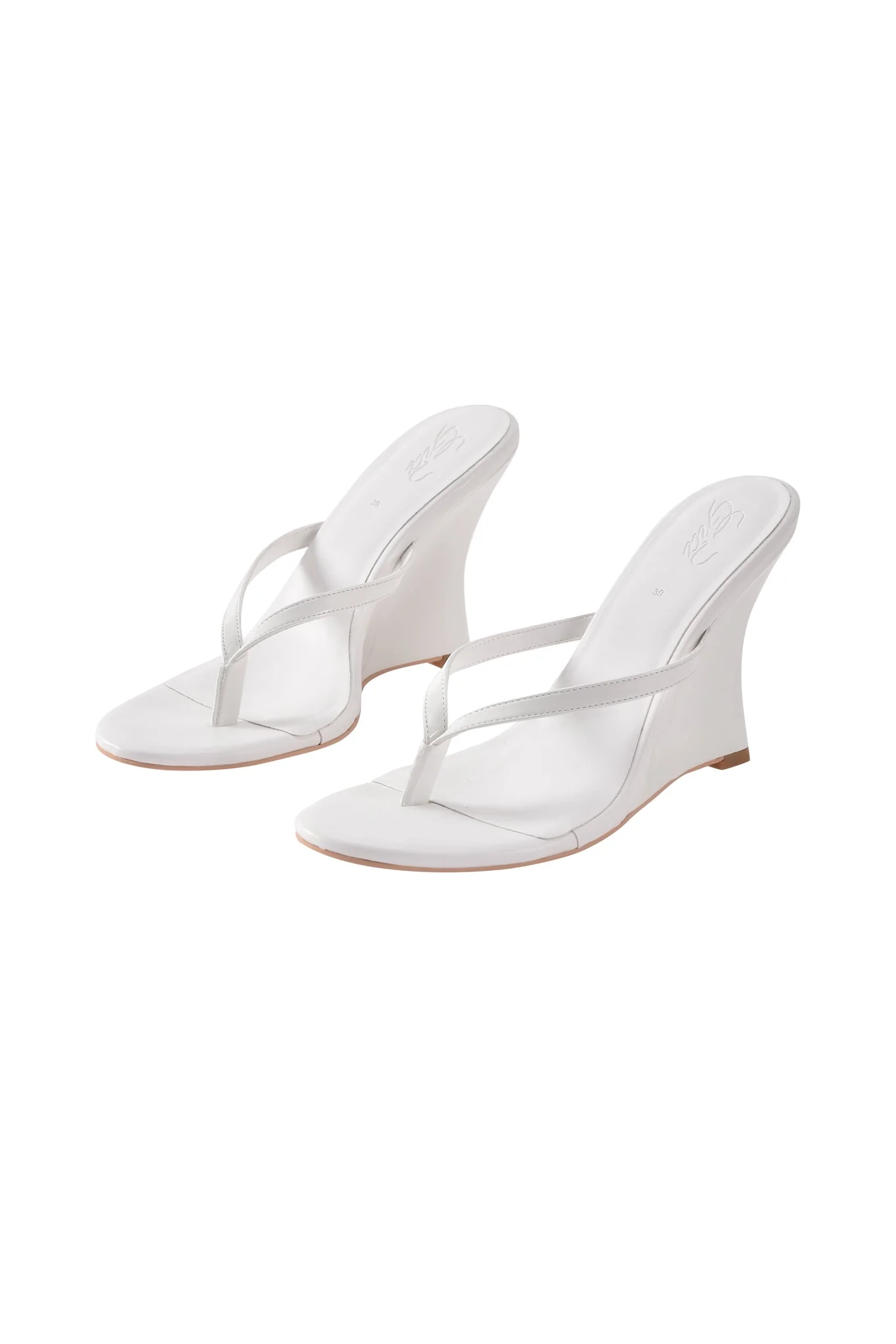 VIKTORIA WEDGE HEEL - WHITE