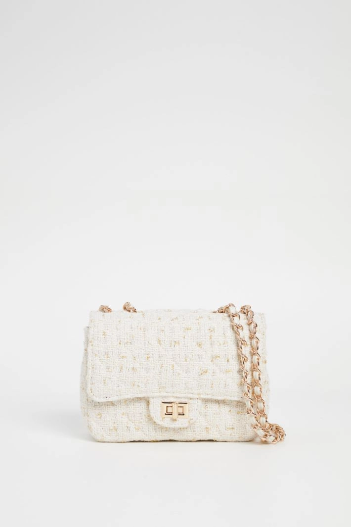 Tweed bag - CREAM