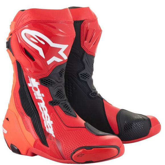 Bottes Alpinestars SUPERTECH R - Rouge / NoirRef : AP12256-CBRRF