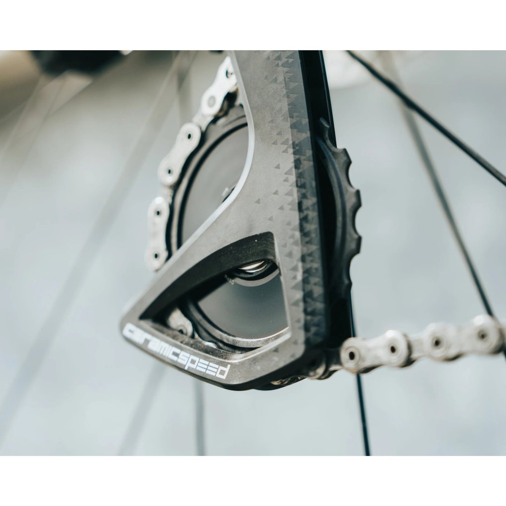CeramicSpeed OSPW RS Derailleur Pulley System - Alpha Disc | for Shimano 105 Di2 (R7150) - black | Niro Special Edition