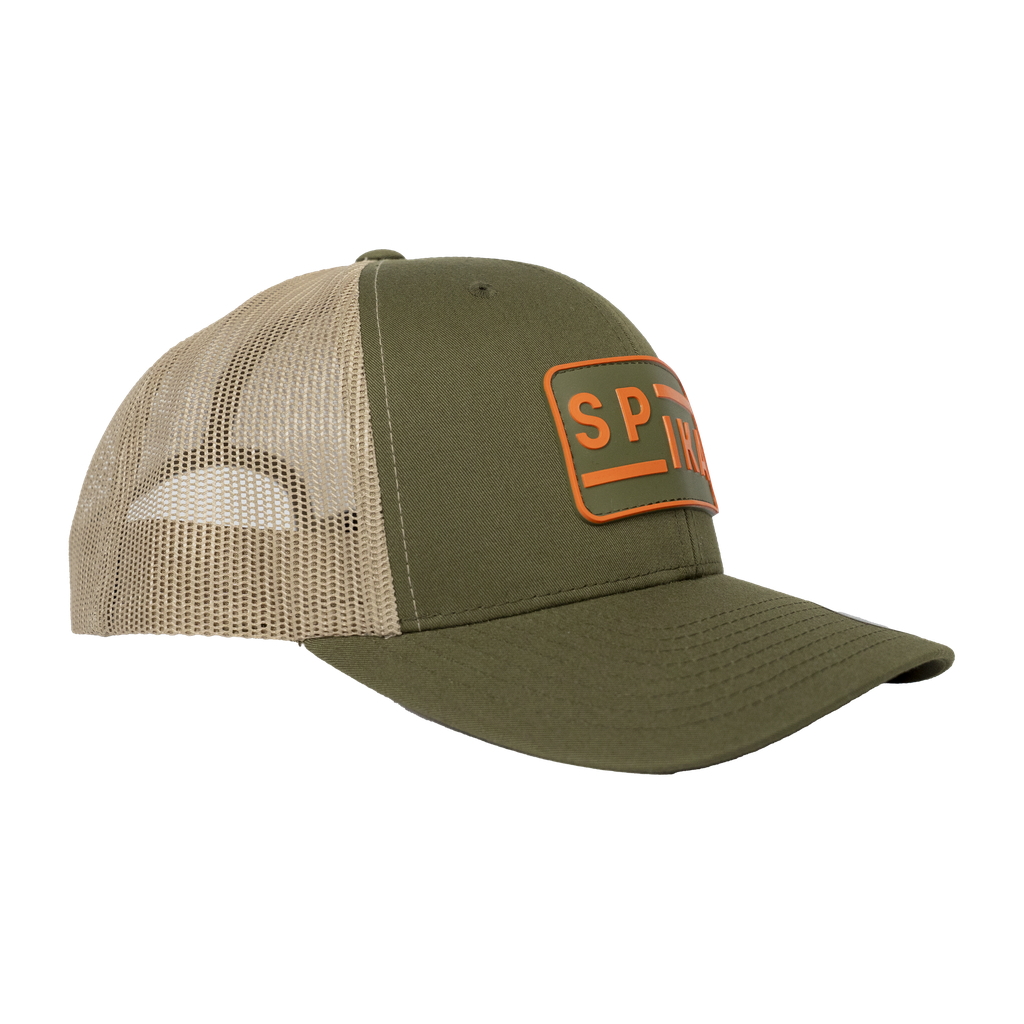 Spika Trucker Cap Unisex (Olive\/Tan)