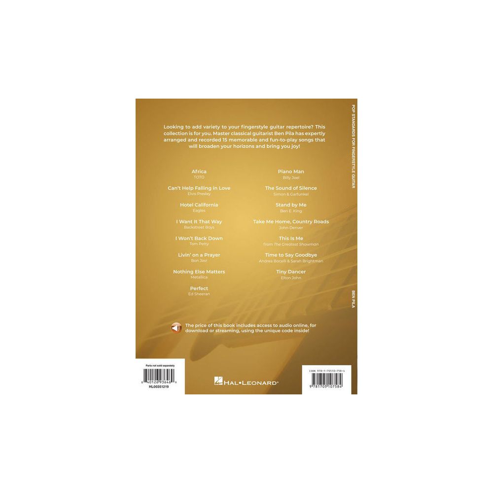 Hal Leonard Pop Standards Fingerstyle – Thomann Ireland