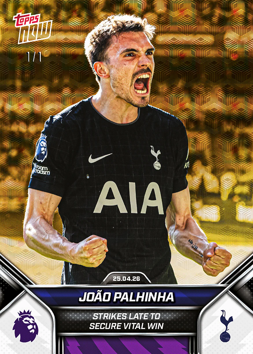 João Palhinha - 2025-26 Premier League Topps NOW® - Card 182
