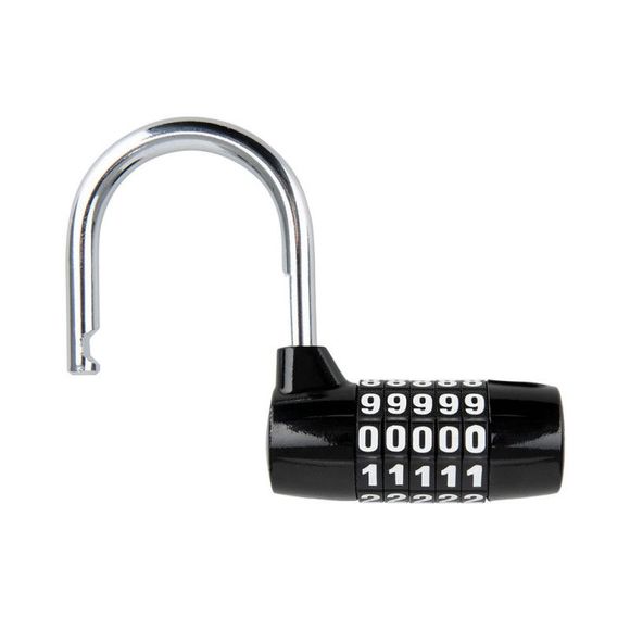 Oxford LK102 5-digit Combination Padlock Universal - BlackRef: od0015 / lk102