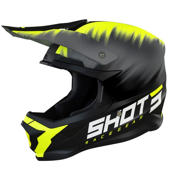 Shot FURIOUS VERSUS cross helmet - NEON YELLOW MATT 2022 - YellowRef: SO2192
