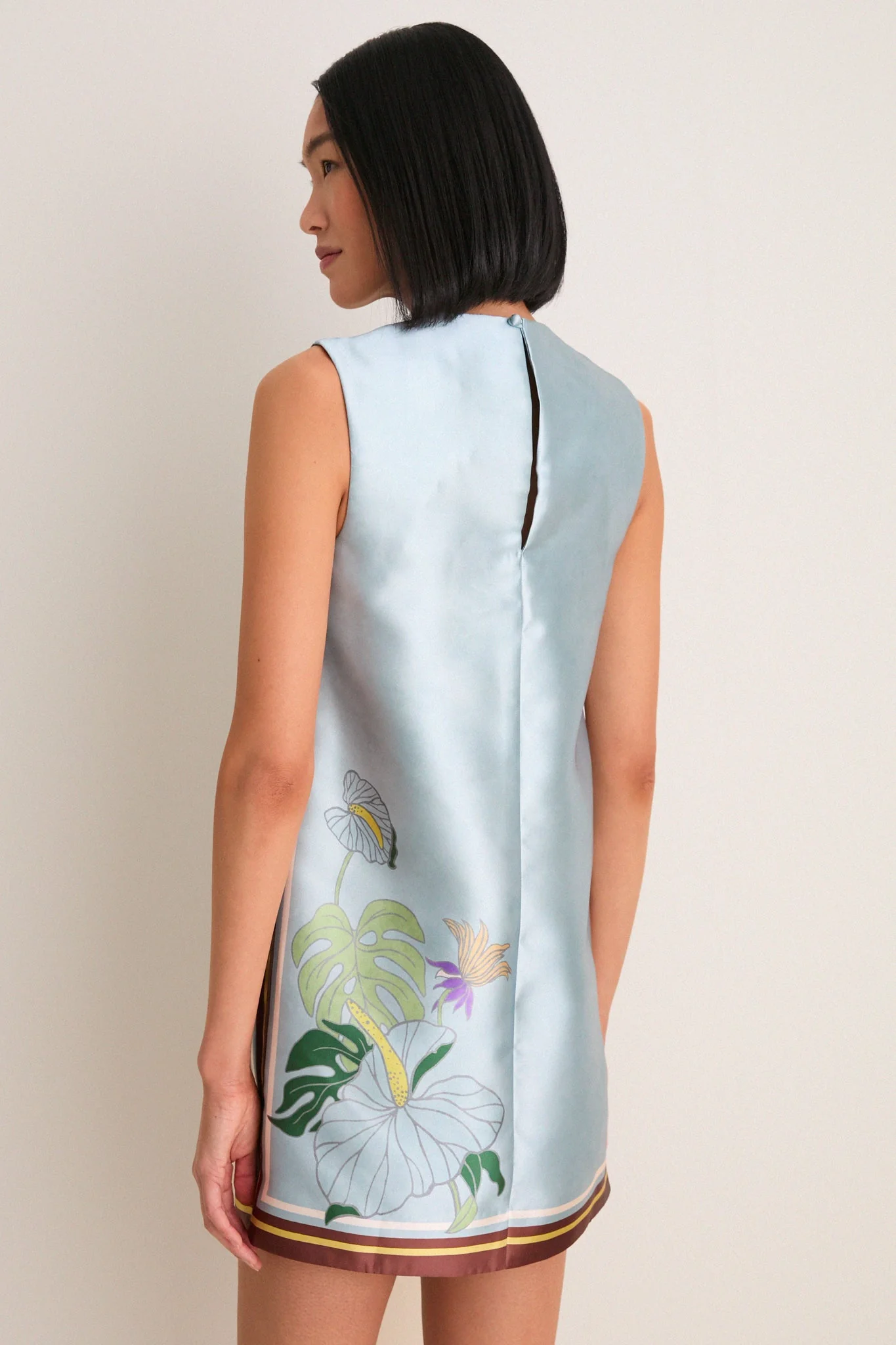 Ice Blue Alfie Mini Dress
