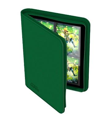 Ultimate Guard Zipfolio 160 - 8-Pocket Xenoskin - Green
