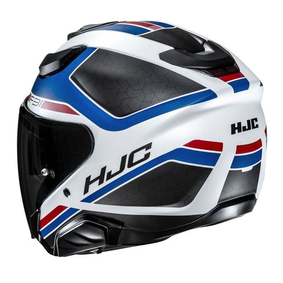 Casque jet HJC F31 - CERON - Bleu / RougeRef : HJ1318