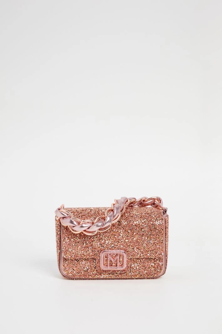 Minibag with rhinestones - PINK